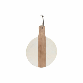 Snijplank Home ESPRIT Wit Natuurlijk 30 x 40 x 2 cm 41 X 31 X 2 CM 4