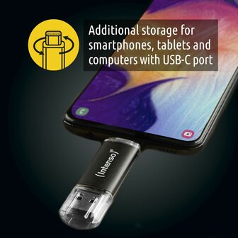 USB stick INTENSO 3539492 Antraciet 256 GB (2 Stuks) 7