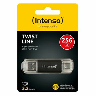 USB stick INTENSO 3539492 Antraciet 256 GB (2 Stuks) 8