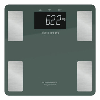 Digitale Personenweegschaal Taurus INCEPTION PERFE Blauw Groen Gehard glas 180 kg 1