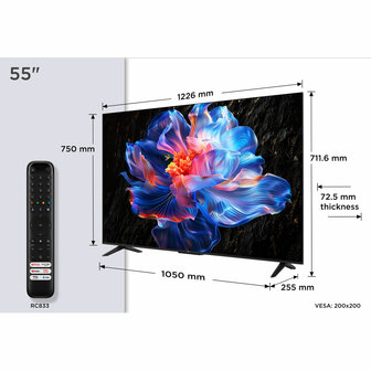 Smart TV TCL 55P6K 55&quot; 4K Ultra HD LED HDR 2