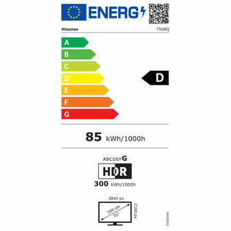 Smart TV Hisense 75U8Q 75&quot; 4K Ultra HD LED HDR 2