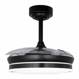 Plafondventilator CristalRecord 85-065-46-180 Zwart 45 W &Oslash; 92 cm 4