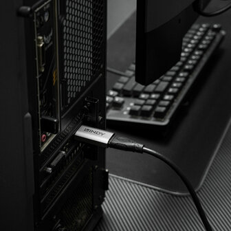 Adapter DisplayPort naar HDMI LINDY 8K60 ACTIVE Grijs 4