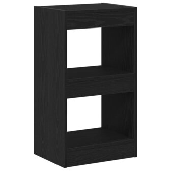 Boekenkast Zwart eiken 40 x 30 x 71.5 cm Bewerkt hout 2