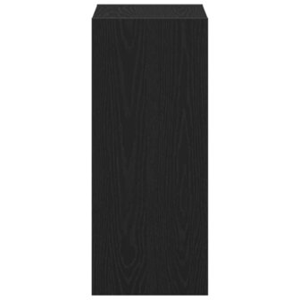 Boekenkast Zwart eiken 40 x 30 x 71.5 cm Bewerkt hout 6