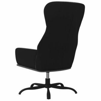 Relaxstoel met voetensteun stof lichtgrijs 5