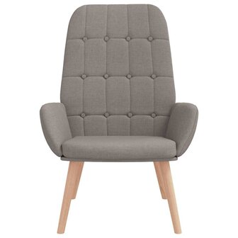 Relaxstoel stof taupe 3