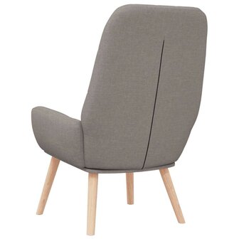 Relaxstoel stof taupe 5