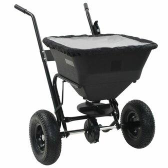 Strooiwagen duwmodel 45 L 106x73x76 cm PVC en staal 1