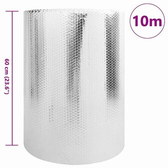 Radiatorfolie Zilver 0.6 x 10 m Aluminium 6
