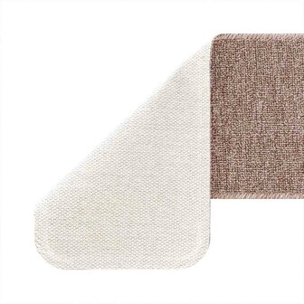 Antislip Trapmatten 15 pcs Lichtbruin 60 x 25 cm PP 6