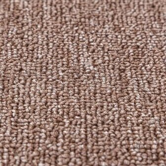 Antislip Trapmatten 15 pcs Lichtbruin 60 x 25 cm PP 7