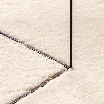 Vloerkleed HUARTE laagpolig zacht wasbaar 80x250 cm beige 8