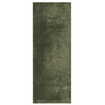 Vloerkleed HUARTE laagpolig zacht wasbaar 80x200 cm bosgroen 2