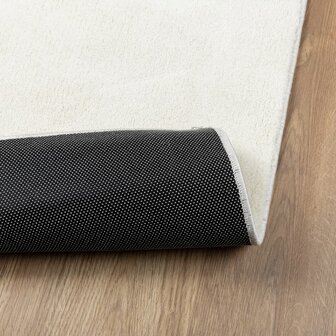 Vloerkleed OVIEDO laagpolig 120x120 cm cr&egrave;mekleurig 5