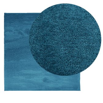Vloerkleed OVIEDO laagpolig 120x120 cm turquoise 3
