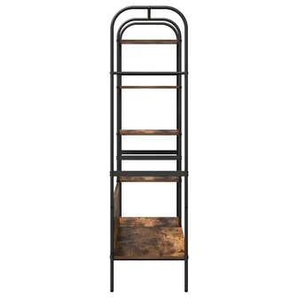 Kledingrek met plank Bruin 120 x 44 x 160 cm Bewerkt hout 6