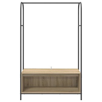 Kledingrek met opslag Bruin 100 x 44 x 160 cm Bewerkt hout 5