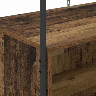 Kledingrek met opslag Bruin 100 x 44 x 160 cm Bewerkt hout 8