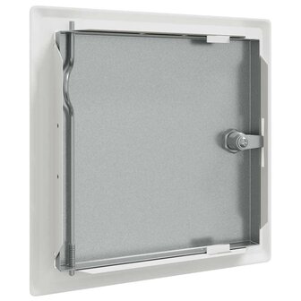 Toegangs paneel 2 pcs Wit 20 x 20 cm Staal 7