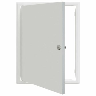 Toegangs paneel Wit 30 x 40 cm Staal 2
