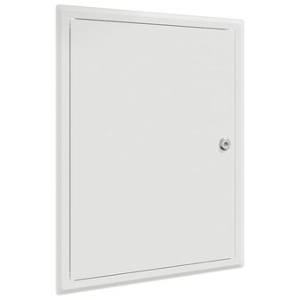 Toegangs paneel Wit 30 x 40 cm Staal 4
