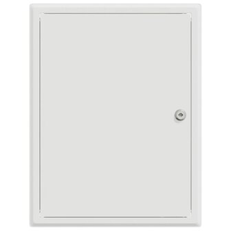 Toegangs paneel Wit 30 x 40 cm Staal 5
