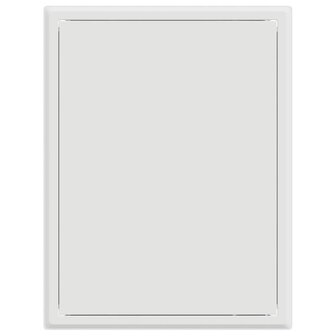 Toegangs paneel Wit 30 x 40 cm Staal 5