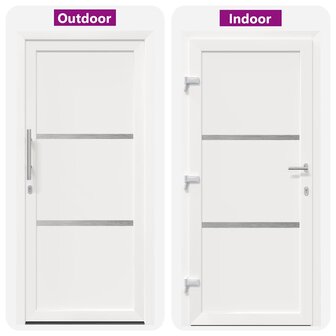 Voordeur Wit PVC 8