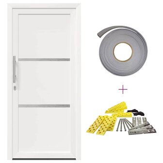 Voordeur Wit PVC 2