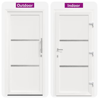 Voordeur Wit PVC 8