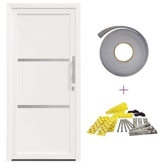 Voordeur Wit PVC 2
