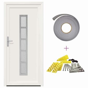 Voordeur Wit PVC 2