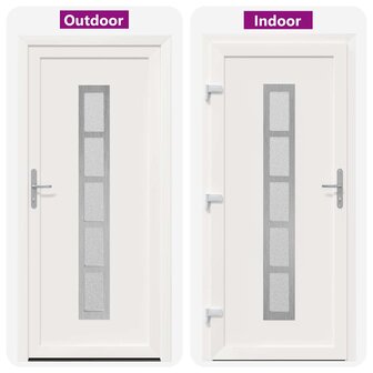 Voordeur Wit PVC 8