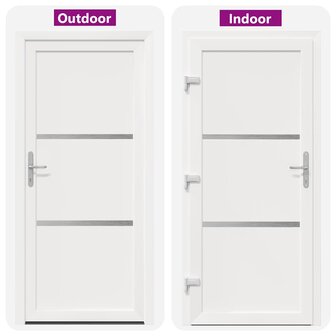 Voordeur Wit PVC 8