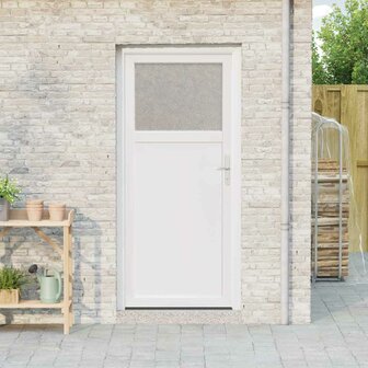 Voordeur Wit PVC 1