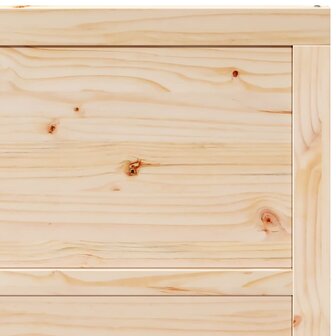 Schuifdeur Bruin 100 x 208 cm Massief grenenhout 8