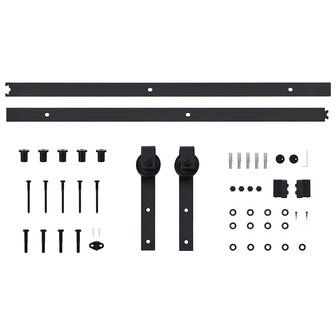 Schuifdeur Bruin 100 x 208 cm Massief grenenhout 9