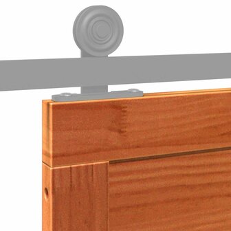Schuifdeur Wasbruin 90 x 210 cm Massief grenenhout 8