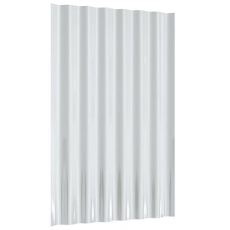 Dakpanelen 12 st 60x36 cm gegalvaniseerd staal antracietkleurig 5