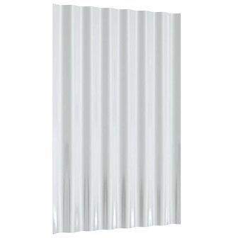 Dakpanelen 36 st 60x36 cm gegalvaniseerd staal antracietkleurig 5