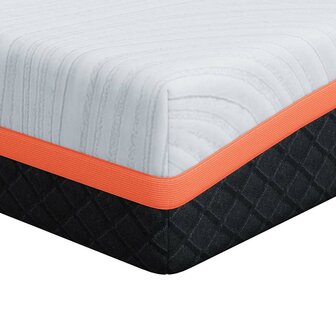 Matras Wit en Grijs 80 x 160 cm Traagschuim 2