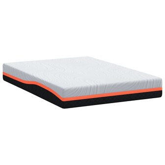 Matras Wit en Grijs 140 x 200 cm Traagschuim 6