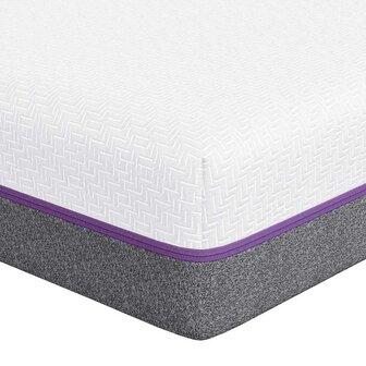 Matras Wit en Grijs 80 x 160 cm Traagschuim 2