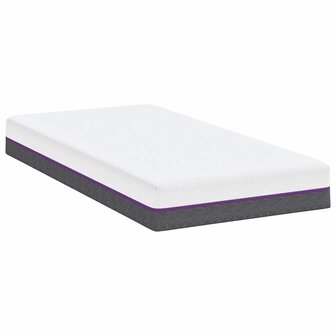 Matras Wit en Grijs 80 x 160 cm Traagschuim 5