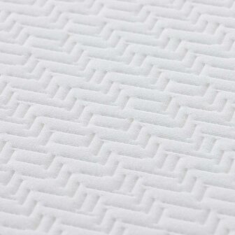 Matras Wit en Grijs 70 x 200 cm Traagschuim 9
