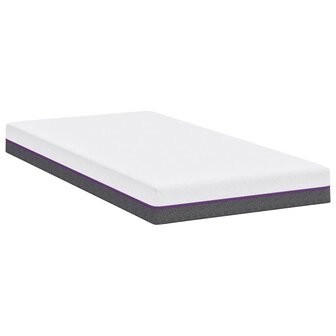 Matras Wit en Grijs 90 x 200 cm Traagschuim 5