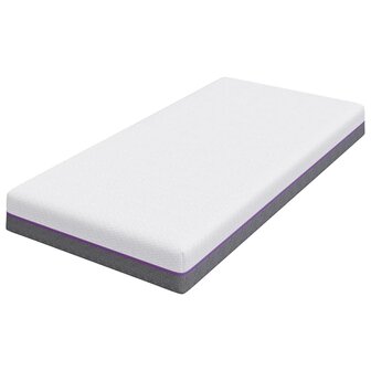 Matras Wit en Grijs 100 x 200 cm Traagschuim 4