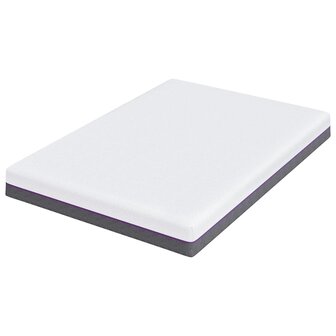 Matras Wit en Grijs 140 x 200 cm Traagschuim 5